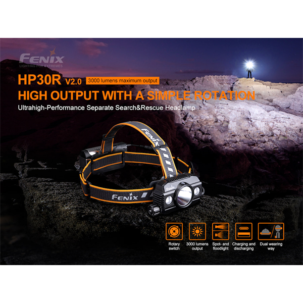 Fenix HP30R V2.0 Headlamp Reelfishing