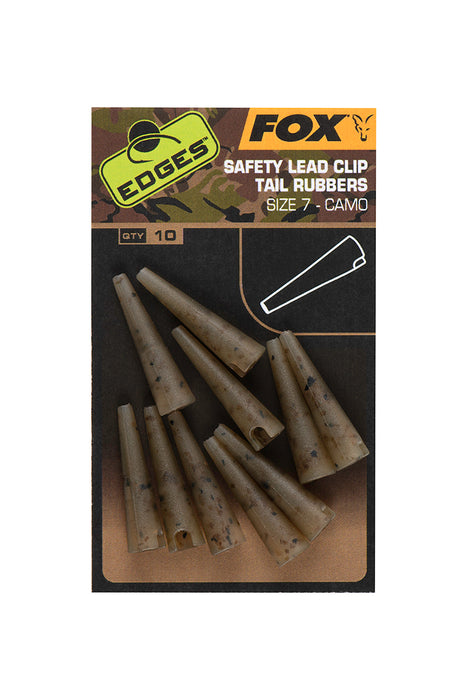 Fox Edges Safety Lead Clip Tail Rubbers Size 7