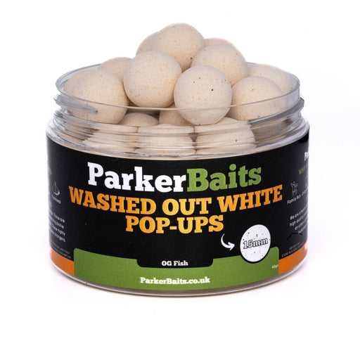 Parker Baits Washed Out White Pop-Ups - OG Fish Reelfishing