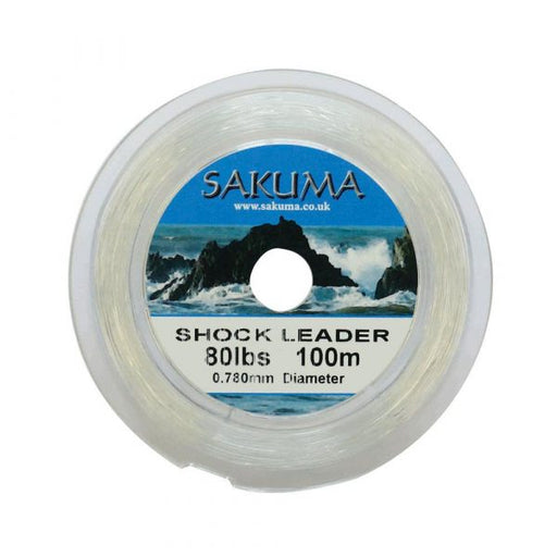 Sakuma Shock Leader 60lb Clear 100m Reelfishing