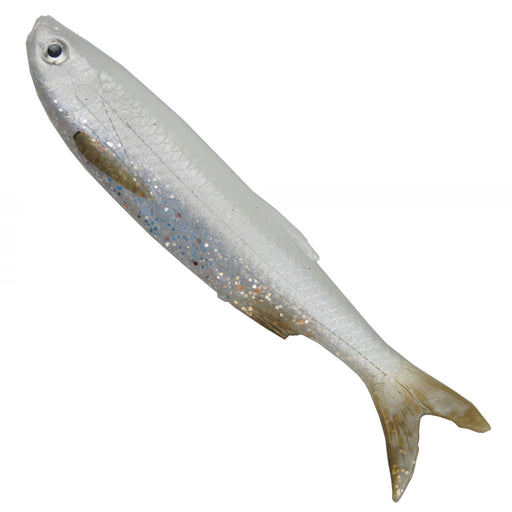 Savage Gear Bleak real tail 8cm 3g white silver pack of 5 Reelfishing