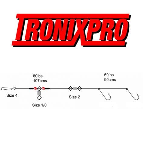 Tronixpro Pulley Pennel 3/0 Rig Reelfishing