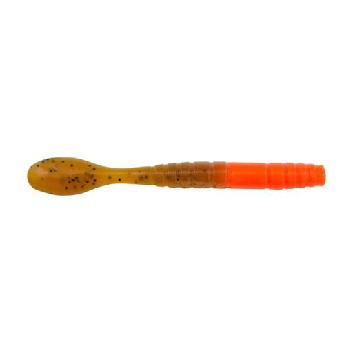 Berkley PowerBait Jig Worms 3inch Pumpkinseed/fluoro Orange Reelfishing