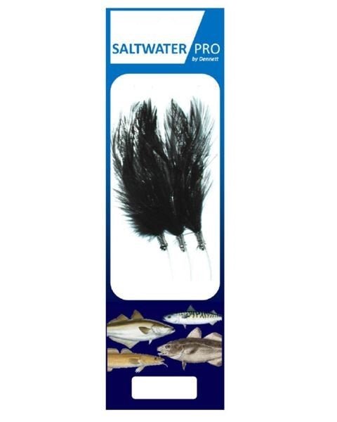 Black Mackerel Feathers Reelfishing