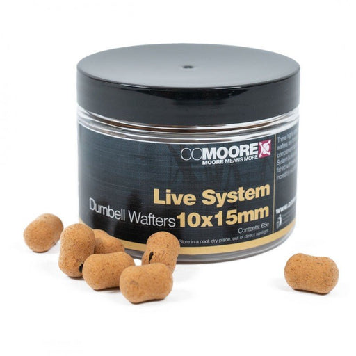 CC Moore Live System Dumbell Wafters 10 x 15mm Reelfishing