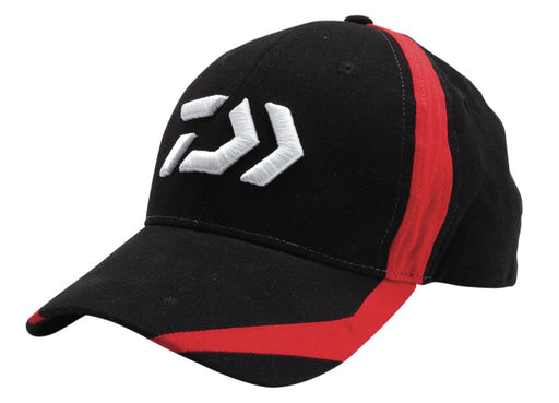 Daiwa cap Red & black flash with logo Reelfishing