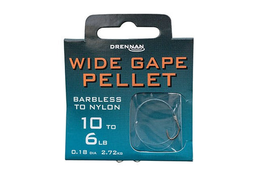 Drennan Barbless Wide Gape Pellet Hook to Nylon Reelfishing