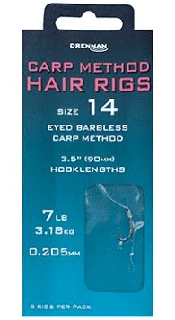 Drennan Carp Method Hair Rigs 3.5" Reelfishing