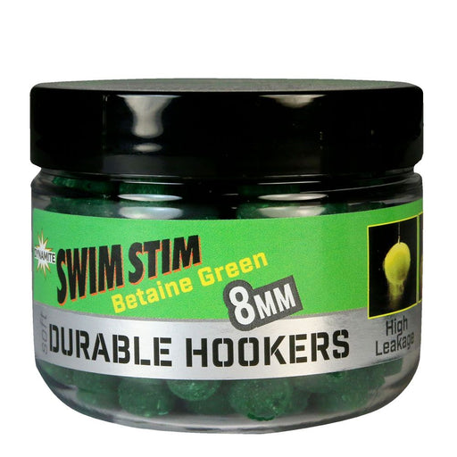 Dynamite Baits Swim Stim Betaine green Durable hookers 8mm Reelfishing
