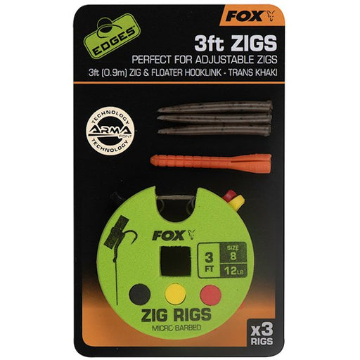 Fox Zig Rig Size 8 / 12lb 3ft Reelfishing