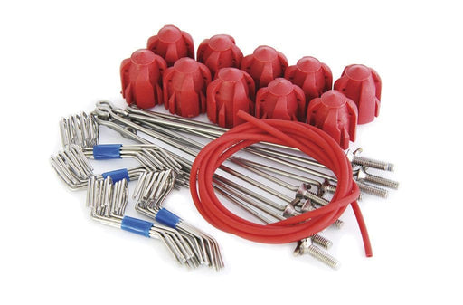 Gemini Assembly Kit Standard Grip Long Tail Wires Red Reelfishing