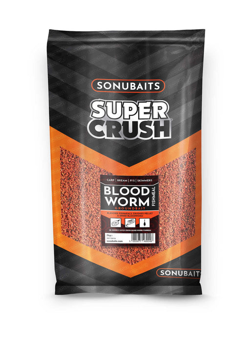 Sonubaits Super Crush Bloodworm Fishmeal Groundbait 2kg Reelfishing