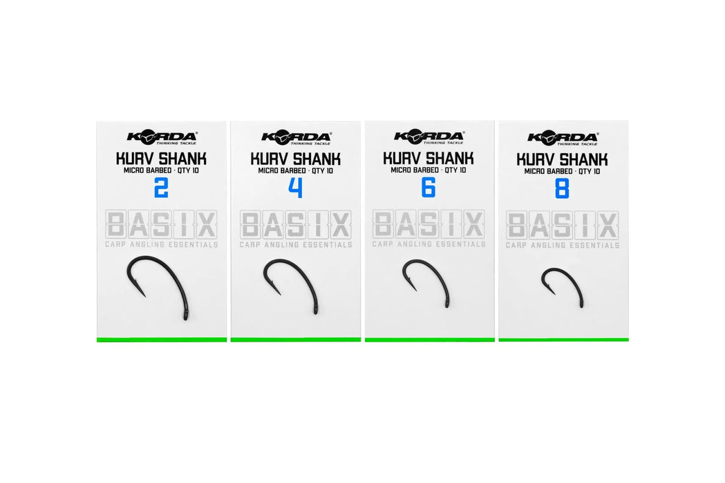 Korda Basix Kurk Shank Hooks