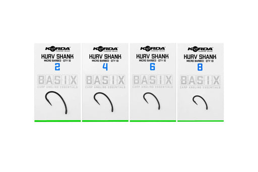 Korda Basix Kurk Shank Hooks