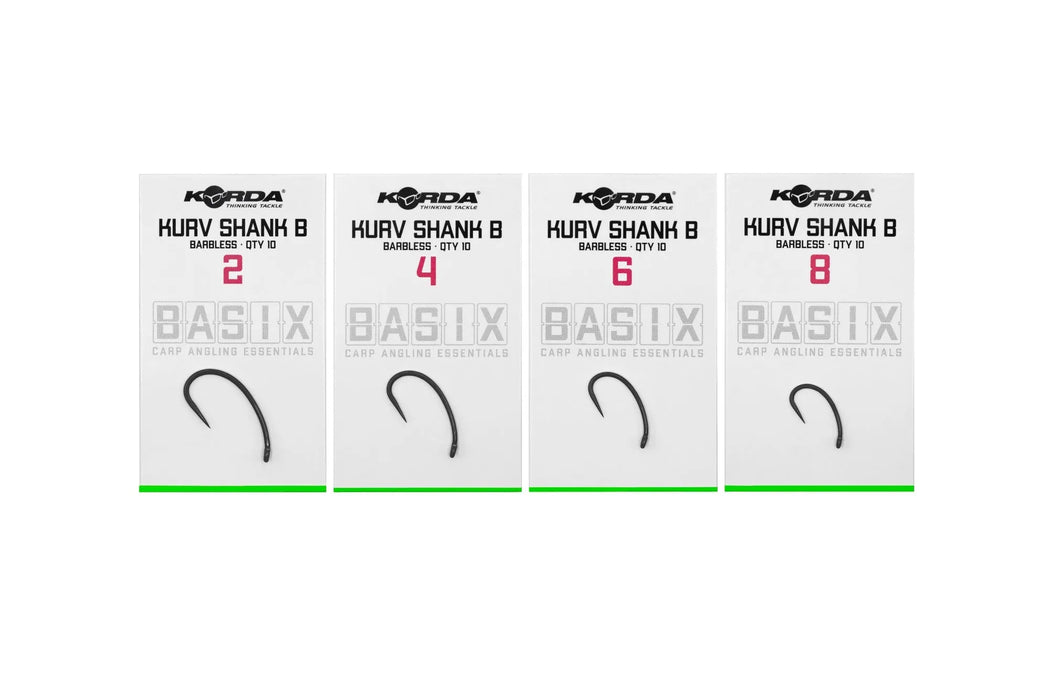 Korda Basix Kurk Shank Hooks