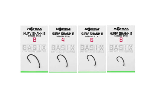 Korda Basix Kurk Shank Hooks