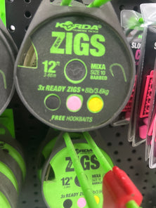 Korda Zigs Ready Tied