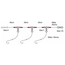 Axia 3 Hook Flapper - 3 Up Size 1/0