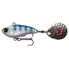 Savage Gear Fat Tail Spin 24g Sinking Blue Silver Pink Reelfishing