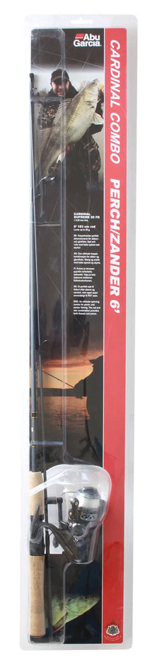 Abu Garcia Supreme Cardinal combo with FREE lures & lure box