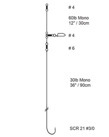 Cox & Rawle Smoothhound Rig 3/0
