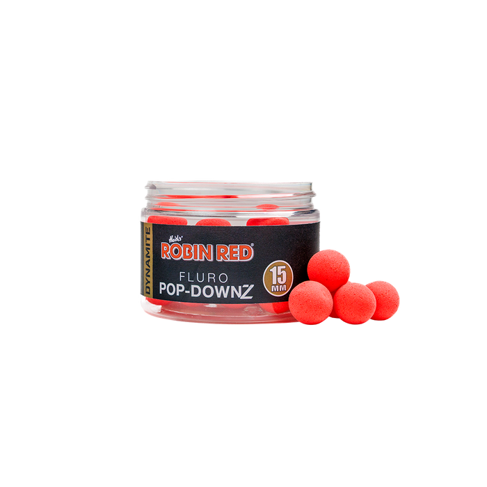 Dynamite Baits Robin Red Fluro Pop Downz 15mm