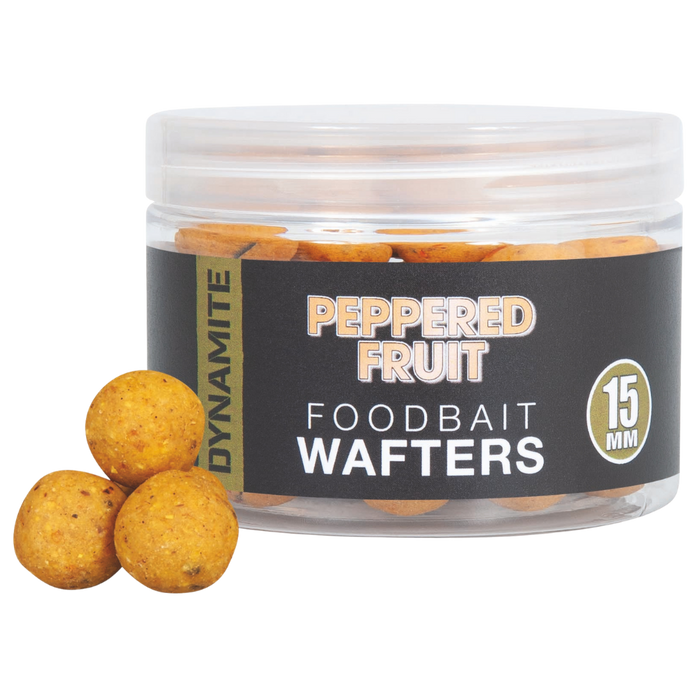 Dynamite Baits Peppered Fruit Food bait Wafters 15mm