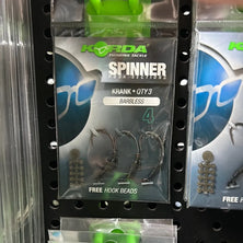 Korda krank spinner hook sections