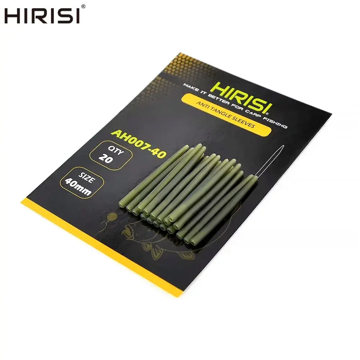 Hirisi Anti Tangle Sleeves Weedy Green 40mm