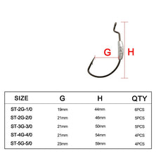 Reelfishing Weedless Weighted Hooks
