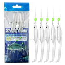 Reelfishing Mini White Sandeel 5 Hook Rigs