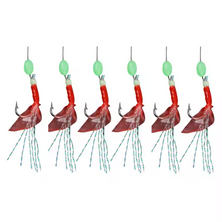 RF Red Sabiki Rig 6 Hook