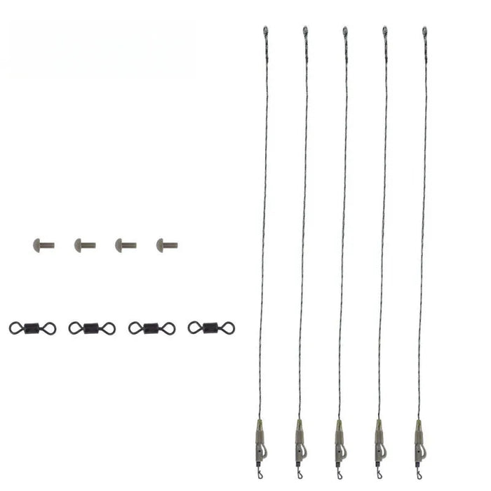 Reelfishing Lead Clip 45lb Leadcore Leaders with Kwik Change Kit Light Camo