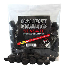 Fjuka Halibut Pellet with boosted Sensate Fishj accelerant
