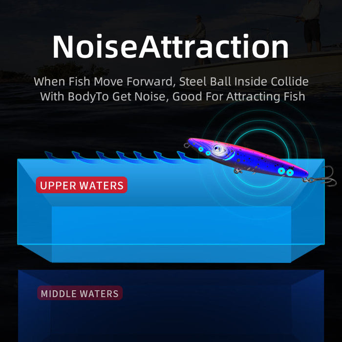 Reelfishing Bass Slicker  Pencil Bait Walk Dog Action Lure 10g