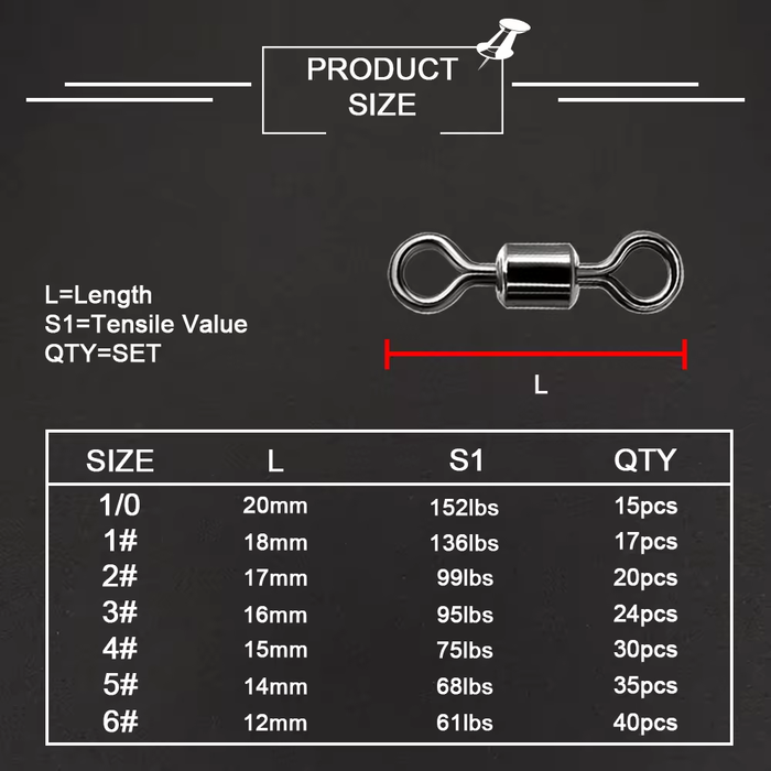 Reelfishing Crane Swivel