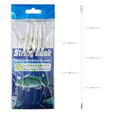 Reelfishing Mini White Sandeel 5 Hook Rigs