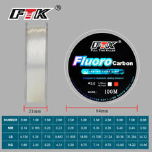 Reelfishing FTK Fluorocarbon Clear 100m