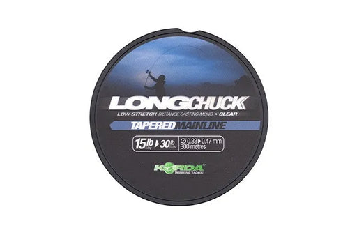 Korda Long Chuck Tapered Mainline Clear