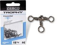 Zebco Trophy 3 Way Swivels 18kg