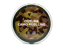 Avid Outline Camo Reel Line 12lb 5.4kg 0.33mm 1000m spool