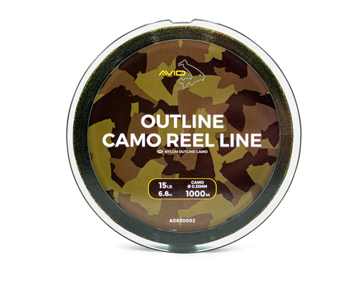 Avid Outline Camo Reel Line 12lb 5.4kg 0.33mm 1000m spool