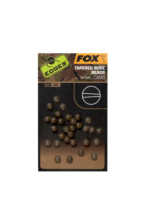 Fox Tapered Bore Beads 4mm - Camo