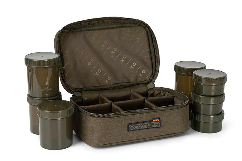 Fox Voyager 8 pot hookbait case