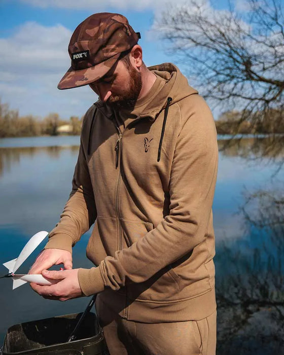 Fox Lightweight Zipped Hoody Limited Tan