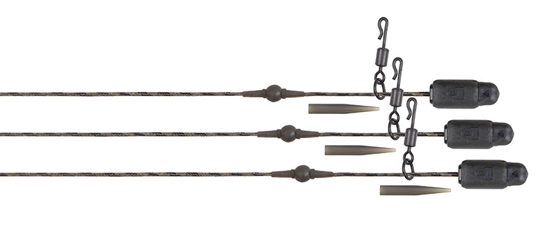 Fox Edges Naturals Copper Core Heli-Clip Rigs 50lb