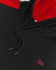 Daiwa D VEC Red Black Hoodie Reelfishing