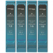 Drennan Wide Gape Carp Barbless Hooklengths Reelfishing