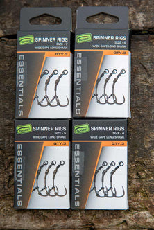 Fox Edges Spinner Rig Wide Gape Long Shank