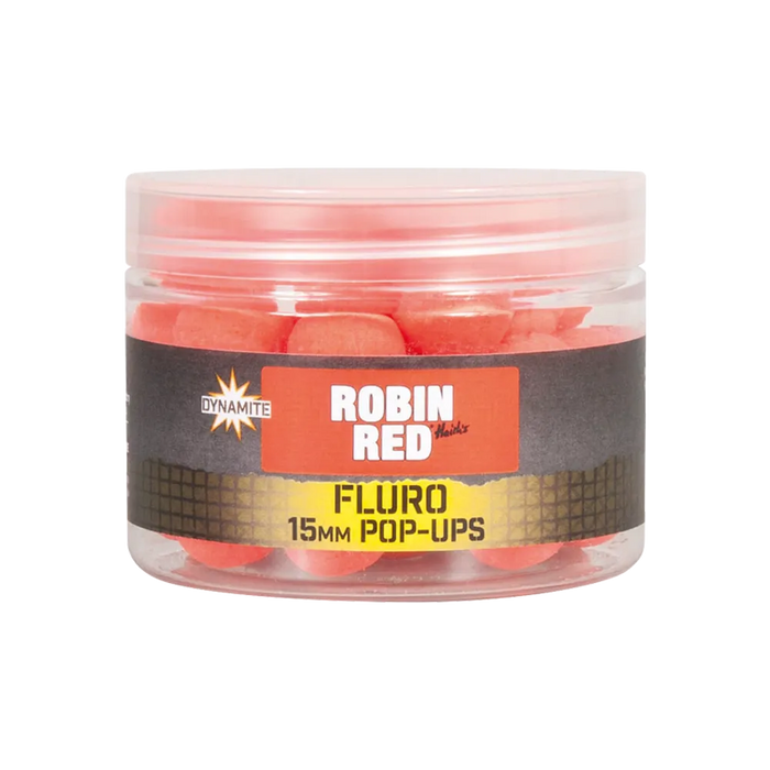 Dynamite Baits Robin Red Fluro 15mm Pop ups